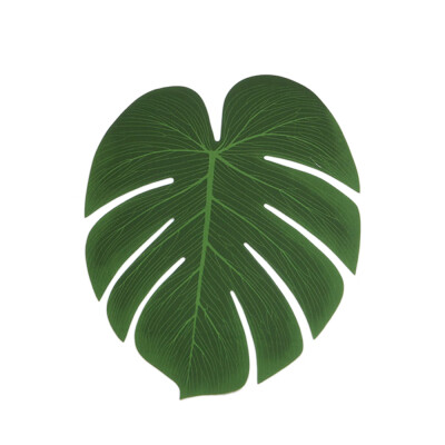 

5Pcs Simulation Plant Silk Cloth Fake Palm Leaves Flower Arrangement Ornament Monstera Leaf Artificial Party Jungle Beach Theme De