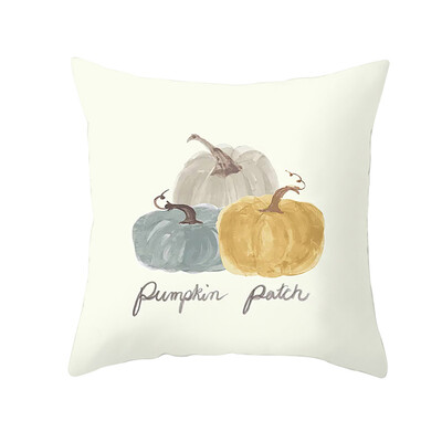

Siaonvr Fall Halloween Pumpkin Pillow Case Waist Throw Cushion Cover Sofa Home Decor