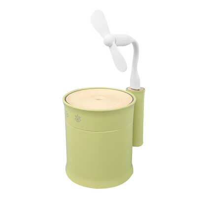 

Mini Air Humidifier with LED Light USB Fan