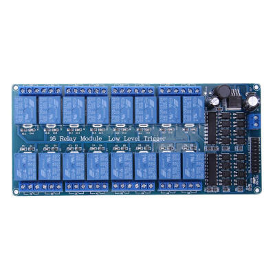 

New 16-Channel 5V12V Relay Module Board For Arduino PIC AVR MCU DSP ARM PLC