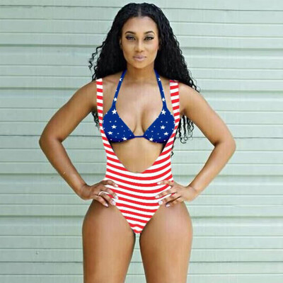 

Roseonmyhand Women Swimwear Swimsuit Monokini Push Up Padded One Piece Bikini Bathing