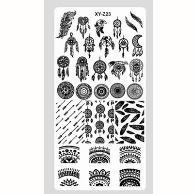 

Toponeto DIY Nail Art Image Stamp Stamping Plates Manicure Template