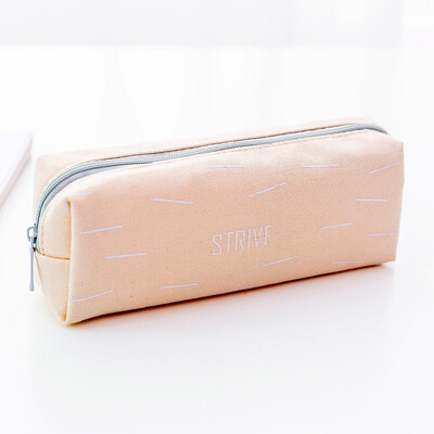 

Toponeto Simple Pencil Pen Case Cosmetic Makeup Bag Storage Pouch Purse Students School