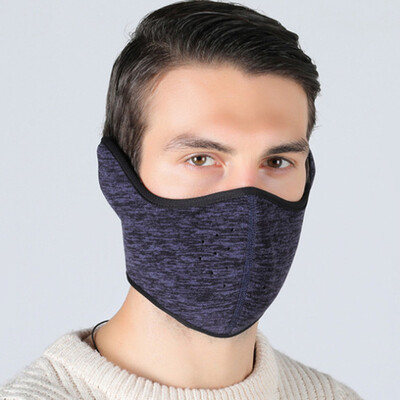 

Unisex Health Cycling Anti-Dust Polyester Half Mouth Face Mask Windproof
