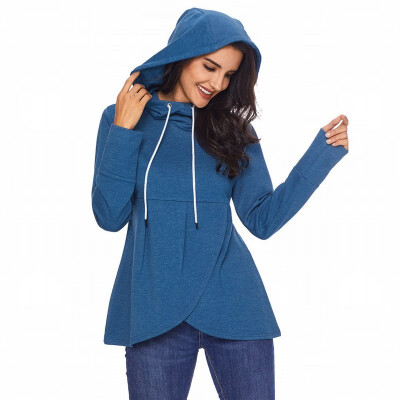 

womens sweatshirt thin hoodie long-sleeved hooded loose shirt womens