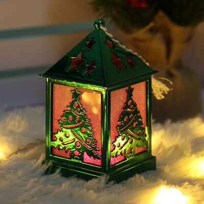 

Toponeto LED Light Dolls House Villa Christmas Ornaments Xmas Tree Hanging Decor