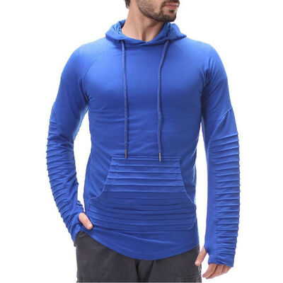 

SUNSIOM Men Hooded Sweatshirt Coat Plain Design Hoodie Blank Pullover Hoody Sweatshirt