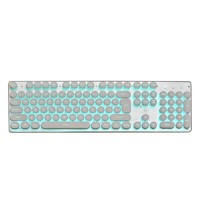 

K100 Steampunk Retro Keycap USB Wired Backlit Gaming Mechanical Keyboard