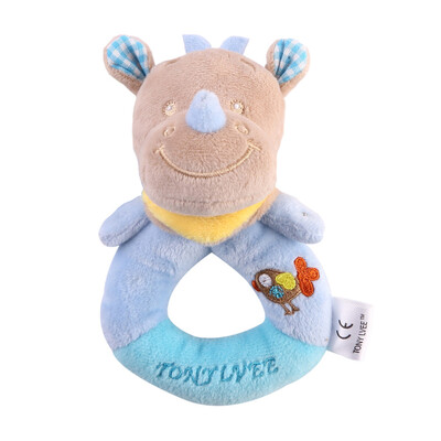 

Tailored 1PCS Infants Kids Animal Soft Plush Baby Hand Bells Educational Doll Toy