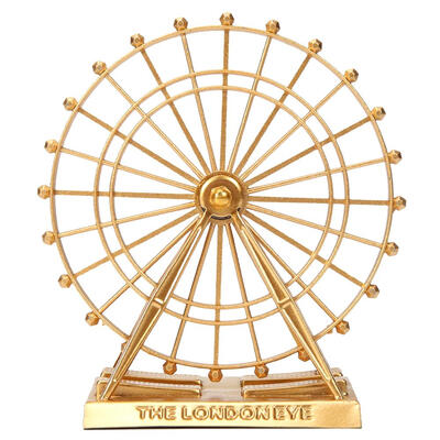 

Ferris Wheel Model Metal Wrought Iron Ornaments Home Crafts Desktop Decor