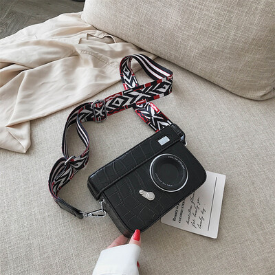

Cute&cute small bag woman 2019 new Chaohan version 100 lap oblique satchel temperament broadband single shoulder camera bag