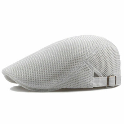 

Summer Men Newsboy Ivy Gatsby Cap Hat Mesh Cabbie Golf Driving Sun Flat Beret