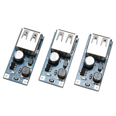 

3pc DC Step-up Boost Module USB Power Boost Circuit Board 09V 5V to 5V 60