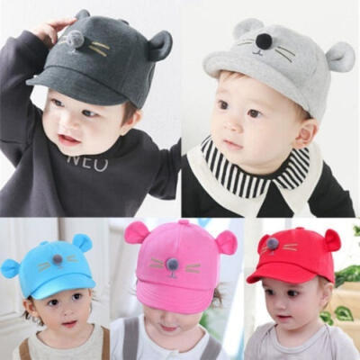 

Newborn Baby Boy Girl Cartoon Hats Winter Warm Kids Cute Cat Beanie Cap