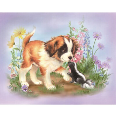 

Siaonvr Animal Embroidery Paintings Rhinestone Pasted DIY Diamond Painting Cross Stitch