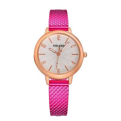 

2018 Beautiful Luxury Simple Ladies WristWatch Business Temperament Fashionable Wrist Leather Souvenir womens quartz watch D