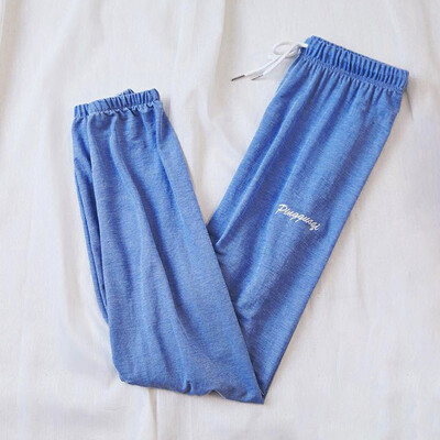

Ladies Girls Sports Pants Ankle Banded Trousers Loose Tie Up Breathable Elastic