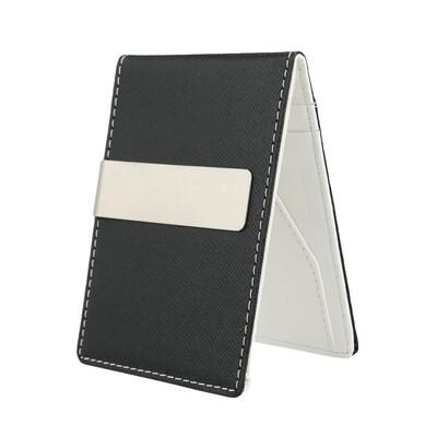 

Cute New Fashion Men Money Clip Faux Leather Slim Wallet ID Credit Card Holder Cash Clip cluth bag T7J6F3O0
