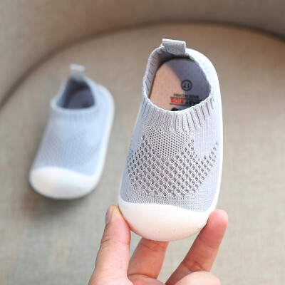 

New Baby Boys Girls Breathable Anti-Slip Casual Knit Shoes Sneakers Toddler Soft Soled First Walkers