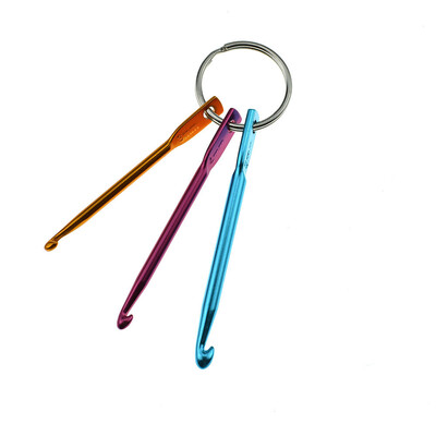 

〖Follure〗3pcs Mixed Aluminum Crochet Hook Knitting Knit Needle Weave Yarn DIY Tool Set