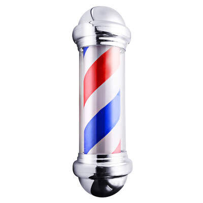 

30" Barber Shop Pole Red White Blue Rotating Light
