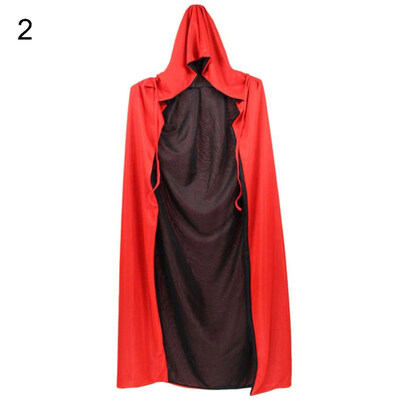 

Kids Halloween Vampire Cape Devil Demon Reversible Cloak Fancy Dress Costume