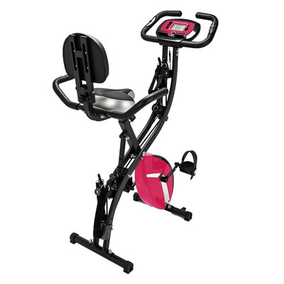 

Ktaxon Folding Magnetic Exercise Upright Bike with 8 Level Adjustable Magnetic Resistance