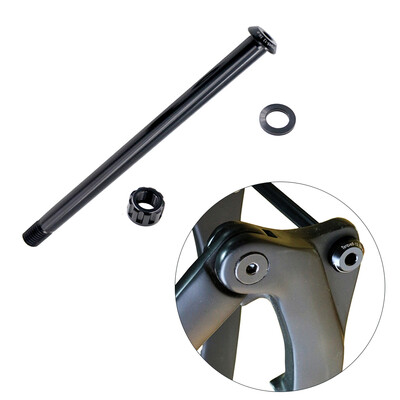 

Thru Axle Mountain Bicycle Frame Rear Hub Lock Rod Nut Barrel Shaft Replacement
