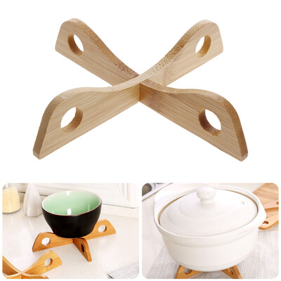 

Bamboo Mat Removable Pan Heat Resistant Pot Mat Insulation Pad Bowl Coaster