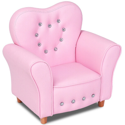 

Pink Kids Sofa Armrest Chair Couch Girls Birthday Gift