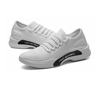 

FANCHENLAIKE mens breathable shoes sports running soft bottom flying mesh 5838