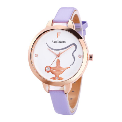 

Best Sale Women Watches Magic Lamp Pattern Dial Fashion Ladies Quartz Wristwatch Leather Strap Clock Casual Dress Reloj Mujer