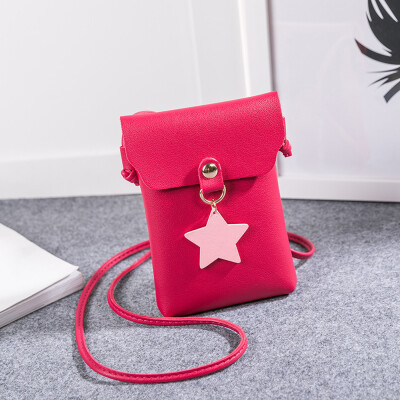 

Tailored Women Solid Star Cover Crossbody Bag Messenger Bag Shoulder Bag Phone Bag BK