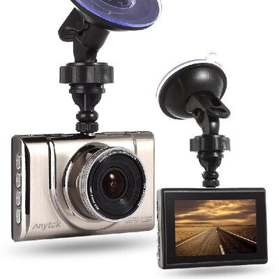 

Anytek A100 Car DVR Camera 1080p HD Dash Cam Recorder 170 Degree Lens WDR Parking Monitoring Night Vision