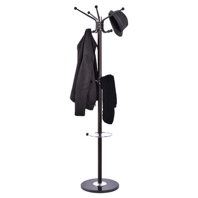 

67" Metal Coat Hat Jacket Stand