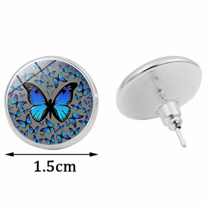 

Pendant Necklace Bracelet Earring Gemstone Butterfly Set Necklace