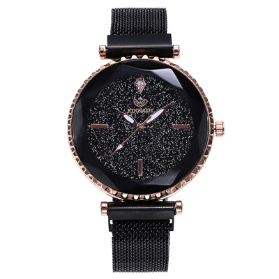 

Best selling womens mesh belt watch fashion magnetic buckle quartz watch female models explosion models