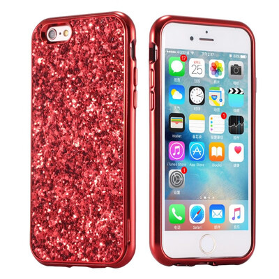 

MOONCASE Apple iPhone 66S Glitter PC Case - Red