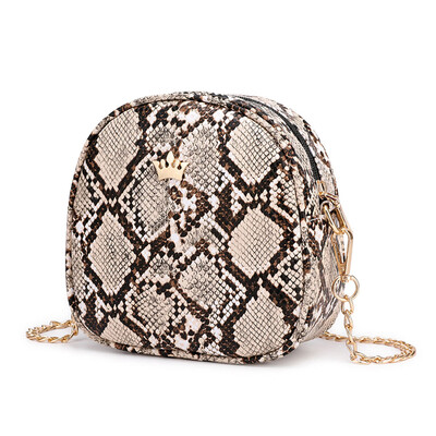 

Tailored Ladies Fashion Leather Leopard Versatile Chain Shoulder Bag Messenger Bag