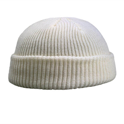 

Korean Fashion Men39S Knitted Hats & Caps Wool Beanie Hat Outdoor Winter Warm Brimless Street Cap