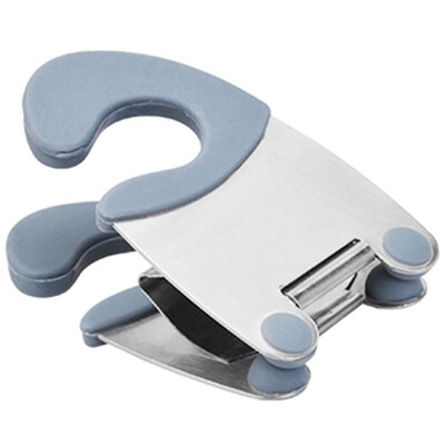 

Creative Kitchen Stainless Steel Pot Side Clip Antiscalding Spoon Holder Support