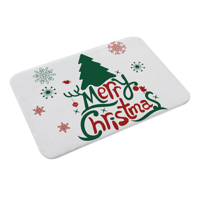 

〖Follure〗Christmas Floor Entrance Door Bathroom Mat Indoor Bathtub Carpet Doormats Decor