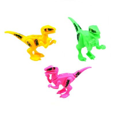 

Mini Dinosaur Velociraptor Model DIY Assembled Capsule Toys Children Gifts