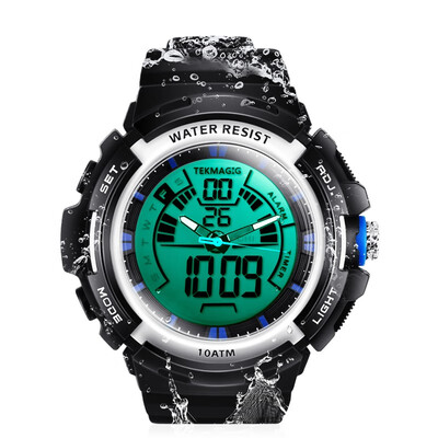 

10ATM 100 meters underwater waterproof sports electronic watch suitable for swimming diving&other water sports W19-B