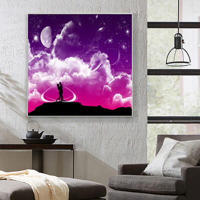 

Toponeto 5D Embroidery Paintings Rhinestone Pasted DIY Diamond Painting Cross Stitch