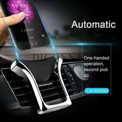 

Gravity Car Phone Holder Air Vent Mount Stand for iPhone  Samsung Note9 Huawei