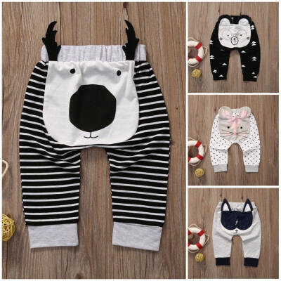 

Infant Baby Harem Pants Boys Girls Cartoon Bottoms Pants Leggings Trousers 0-24M