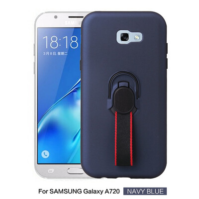 

Magnetic Car Mount Case Samsung Galaxy A7 2017 Phone Ring Stand Case Samsung A720 SM-A720FDS SM-A720X Hybrid Armor TPU Cover