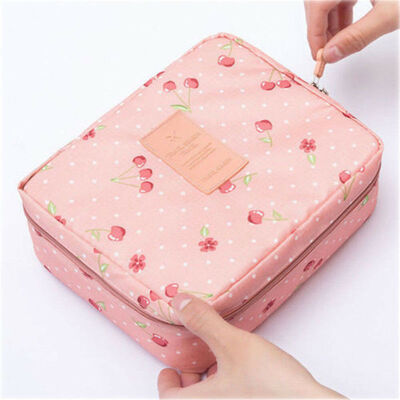 

Travel Cosmetic Makeup Bag Toiletry Case Hanging Pouch Wash Organizer Storage