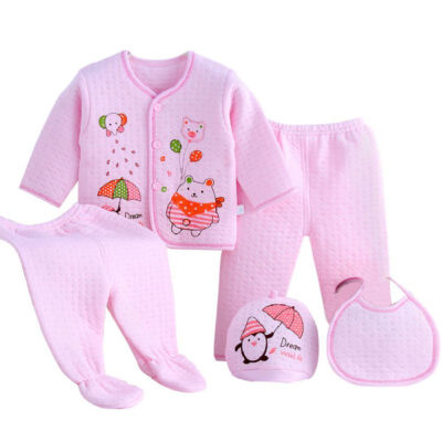 

China Baby Clothes set Newborn Boys Girls Soft Outfit Print Shirt&Pants Cotton clothing